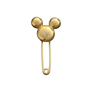 Disney Gold Tone Saftey Pin Brooch